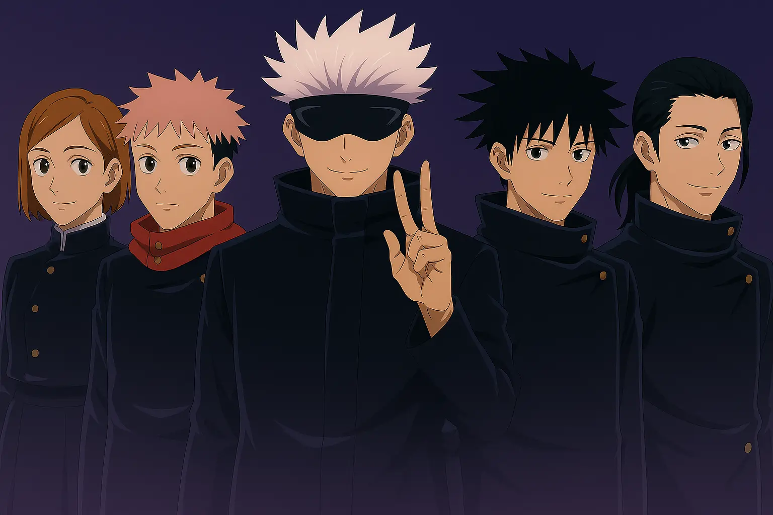 Аніме товари - фон магазину JUJUTSU SHOP